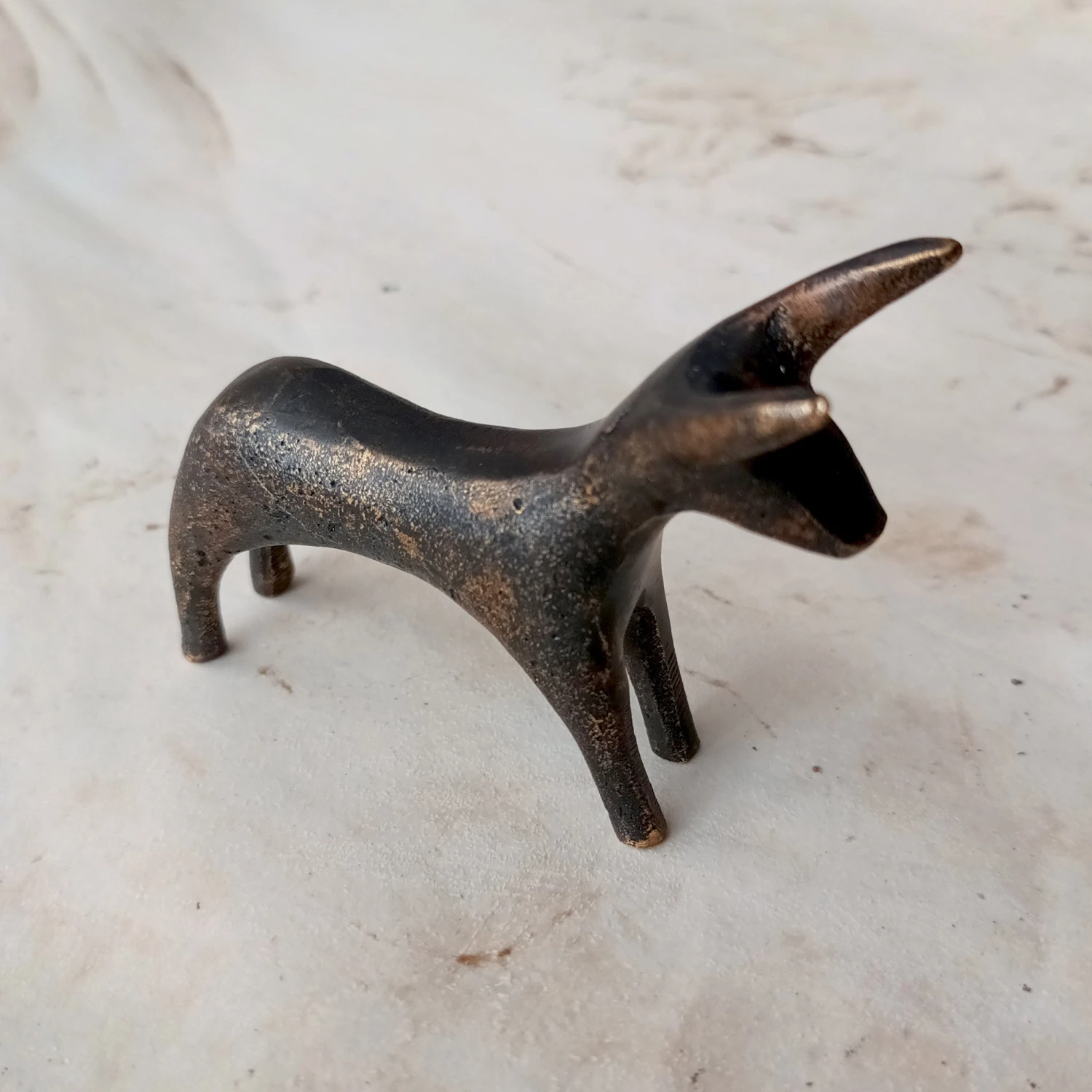 Bronze Age Scandinavian Bronze Bull Statuette 3 Bronze Age Scandinavian Bronze Bull Statuette