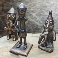 Bronze Norse God Statues Set -The Viking Dragon sg bronze norse god statues set on rock
