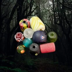 Assorted Handmade Glass Viking Beads From Birka 10 Assorted Handmade Glass Viking Beads From Birka -The Viking Dragon sg glass beads from birka selection 10