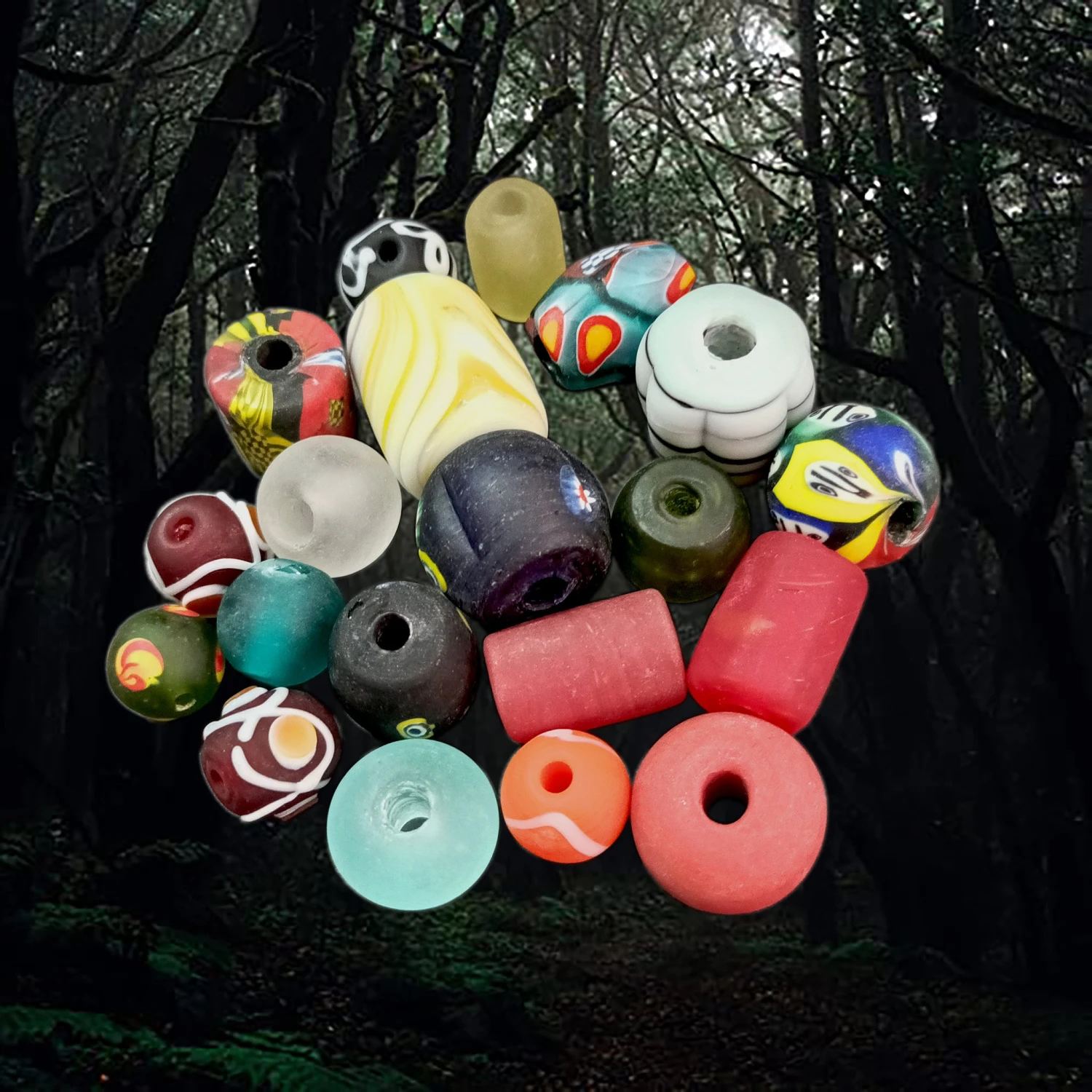 Assorted Handmade Glass Viking Beads From Birka 7 Assorted Handmade Glass Viking Beads From Birka - Image 5