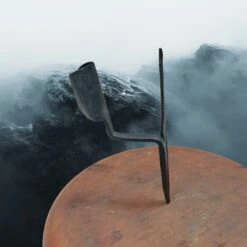 Medieval Iron Candle Holder With Upper Spike 8 Medieval Iron Candle Holder With Upper Spike -The Viking Dragon sg iron candle holder with upper spike in wood