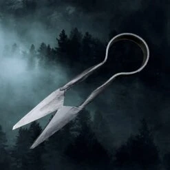 Viking Age Hand-Forged Snips / Shears -The Viking Dragon sg viking age iron medium snips