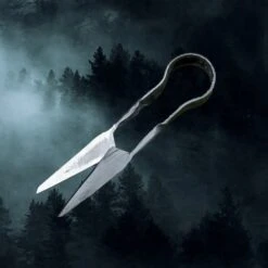 Viking Age Hand-Forged Snips / Shears -The Viking Dragon sg viking age iron snips small size
