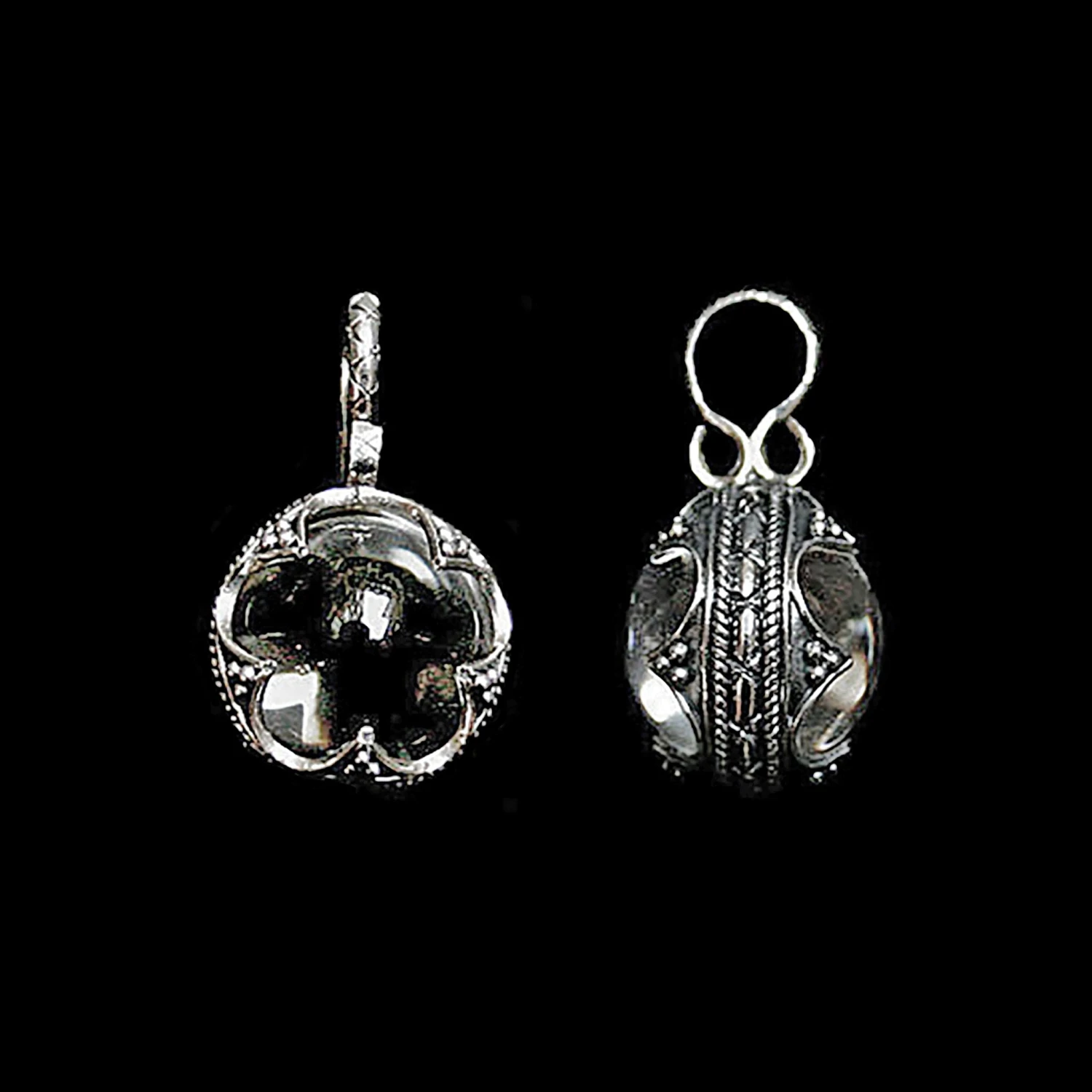 Small Silver Gotland Crystal Ball Pendant 4 Small Silver Gotland Crystal Ball Pendant - Image 2