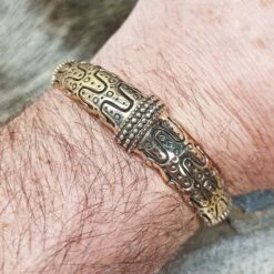 Danish Viking Bronze Bracelet From Falster