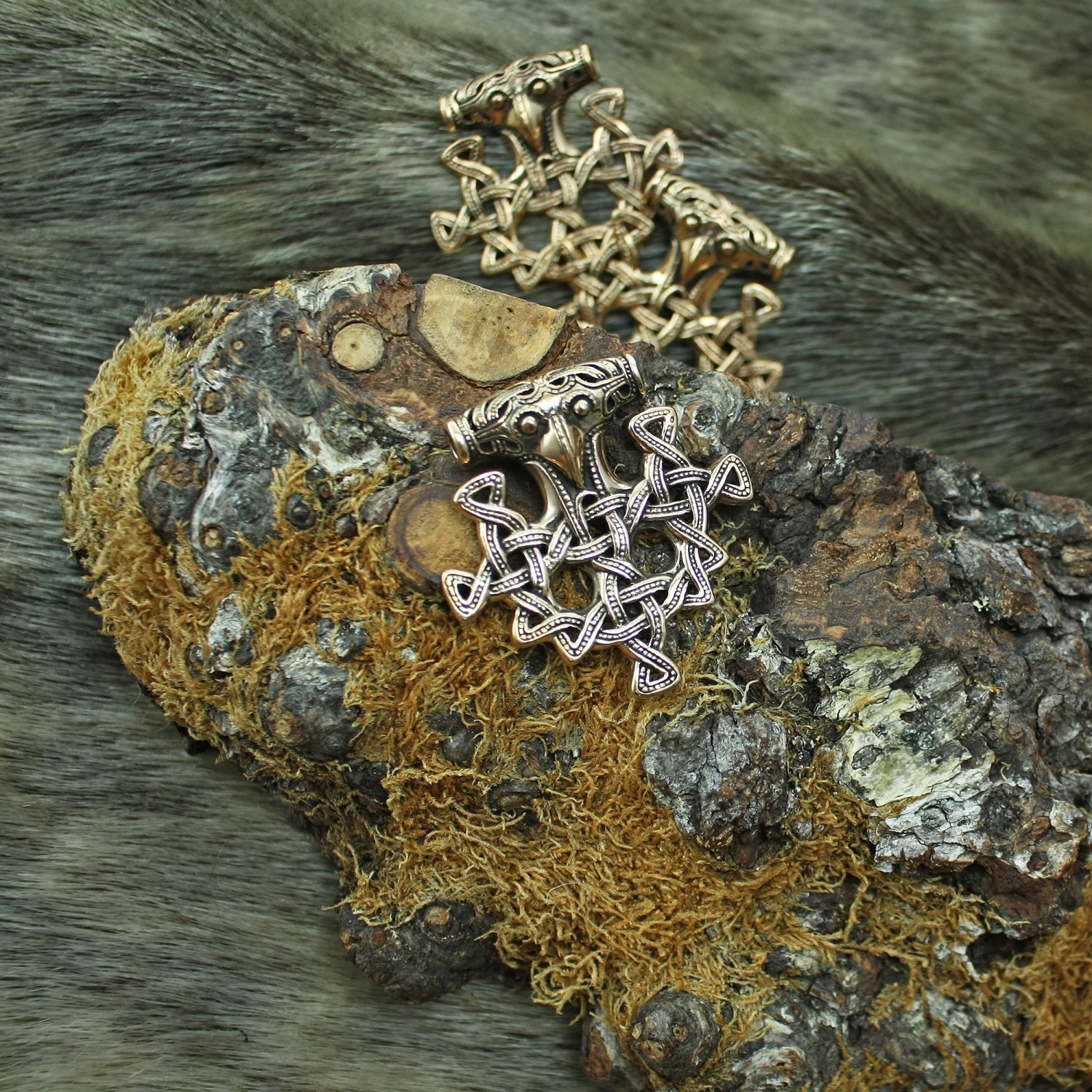 Bronze Hiddensee Replica Thors Hammer Pendant 6 Bronze Hiddensee Replica Thors Hammer Pendant - Image 4