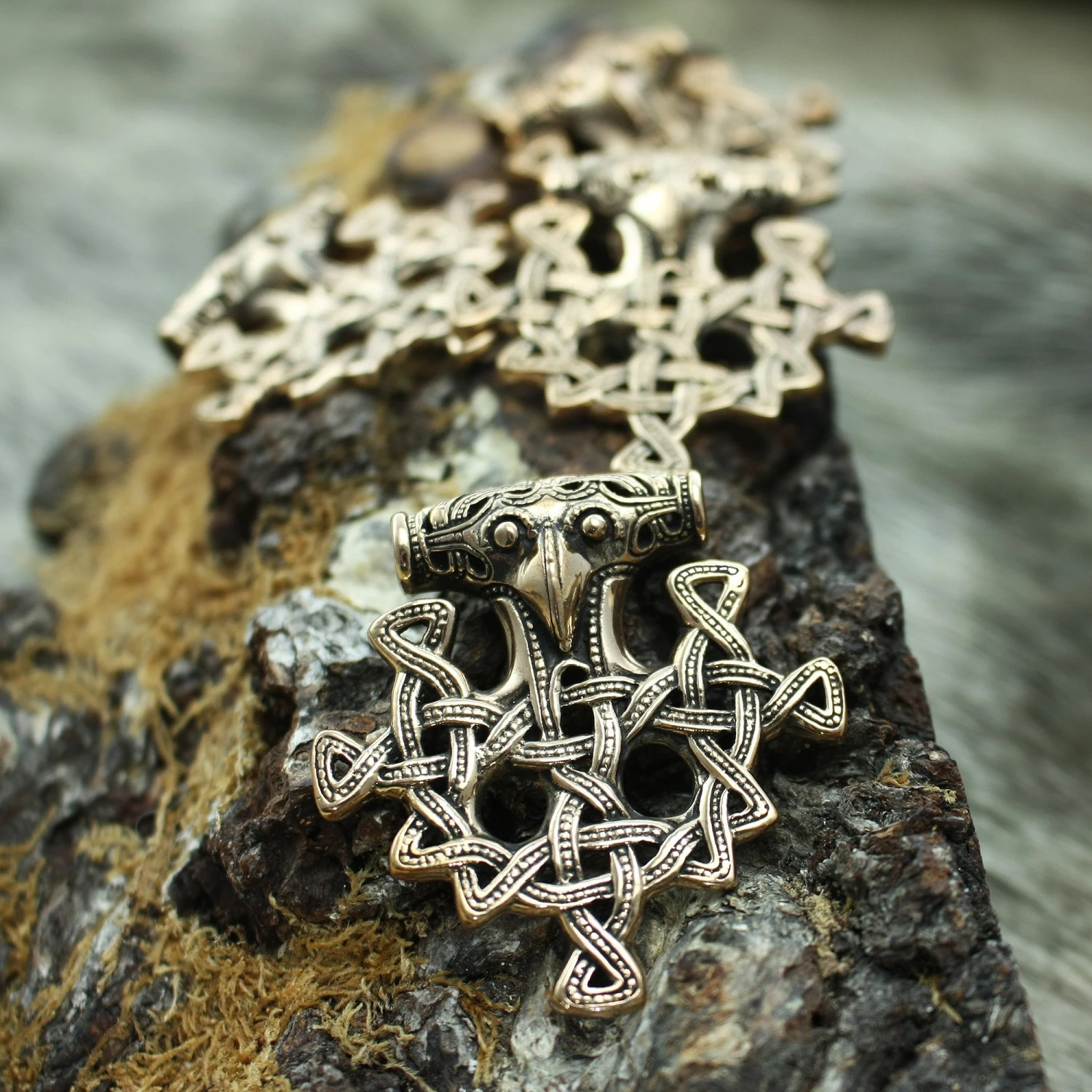 Bronze Hiddensee Replica Thors Hammer Pendant 5 Bronze Hiddensee Replica Thors Hammer Pendant - Image 3