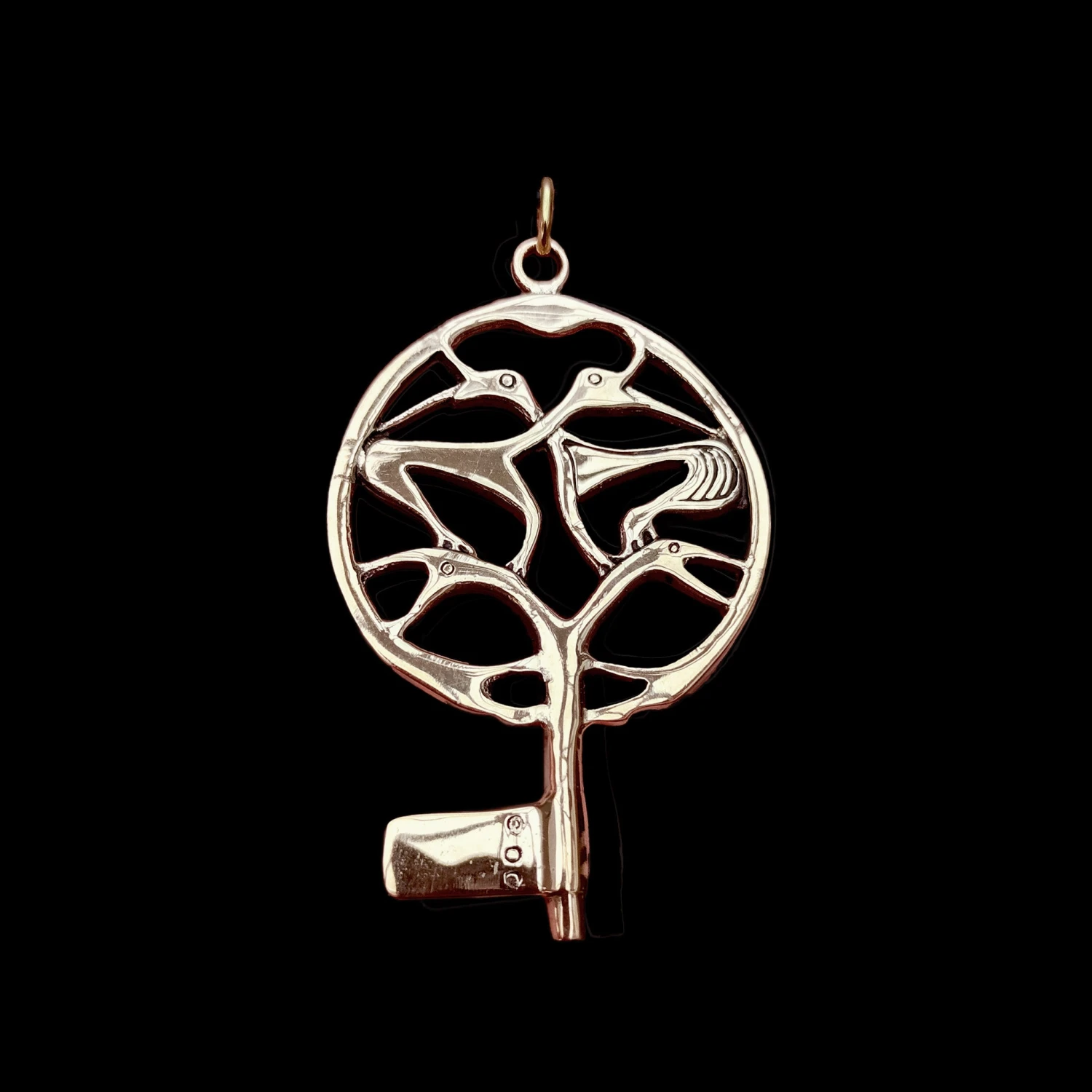 Bronze Large Round Viking Key Pendant From Uppakra 5 Bronze Large Round Viking Key Pendant From Uppakra - Image 3