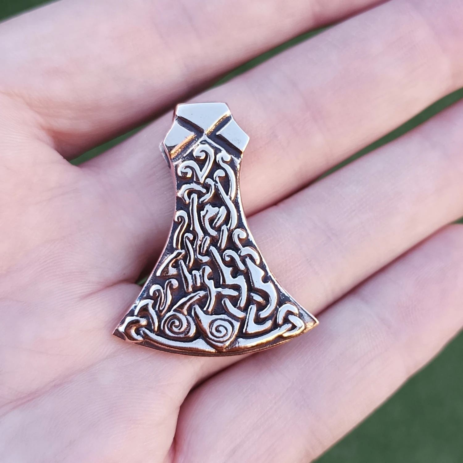 Bronze Mammen Axe Head Pendant 4 Bronze Mammen Axe Head Pendant - Image 2