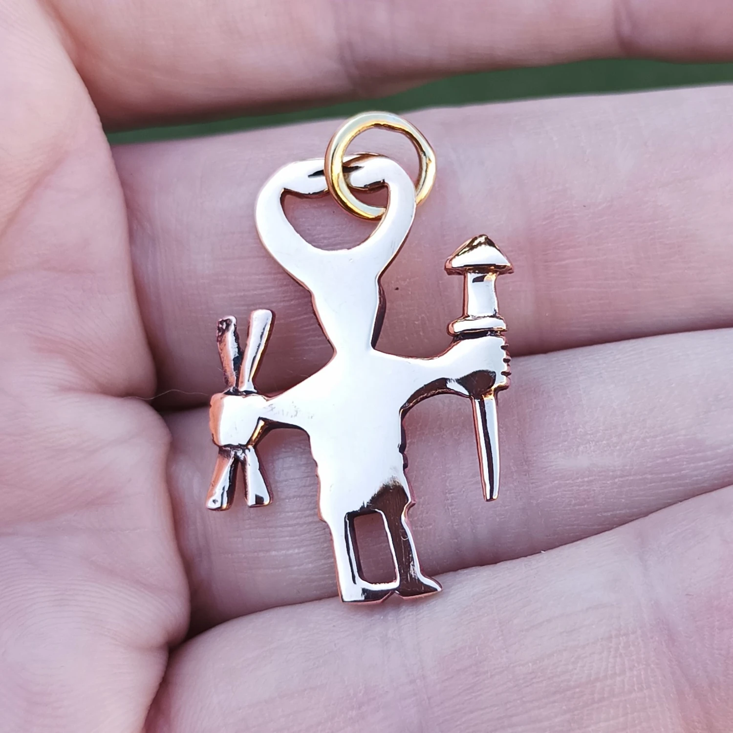 Bronze Odin Warrior Pendant 5 Bronze Odin Warrior Pendant - Image 3