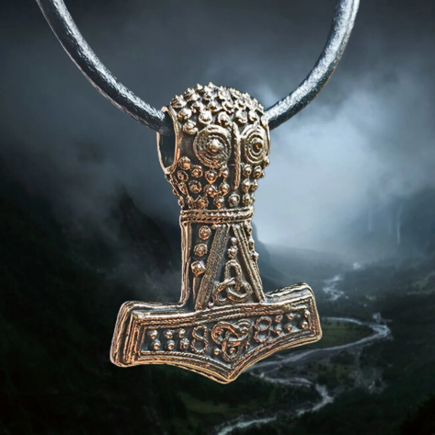 Bronze Replica Thors Hammer Pendant From Öland 3 Bronze Replica Thors Hammer Pendant From Öland