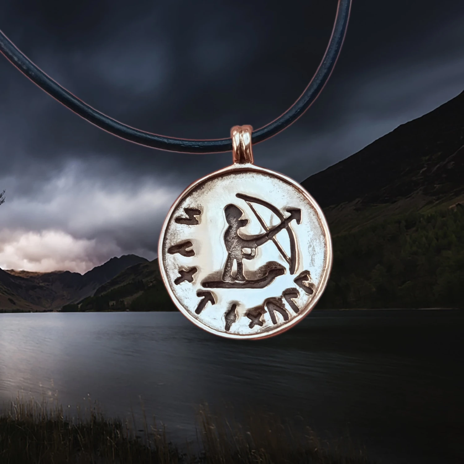 Bronze Skadi Ull Viking Pendant 3 Bronze Skadi Ull Viking Pendant