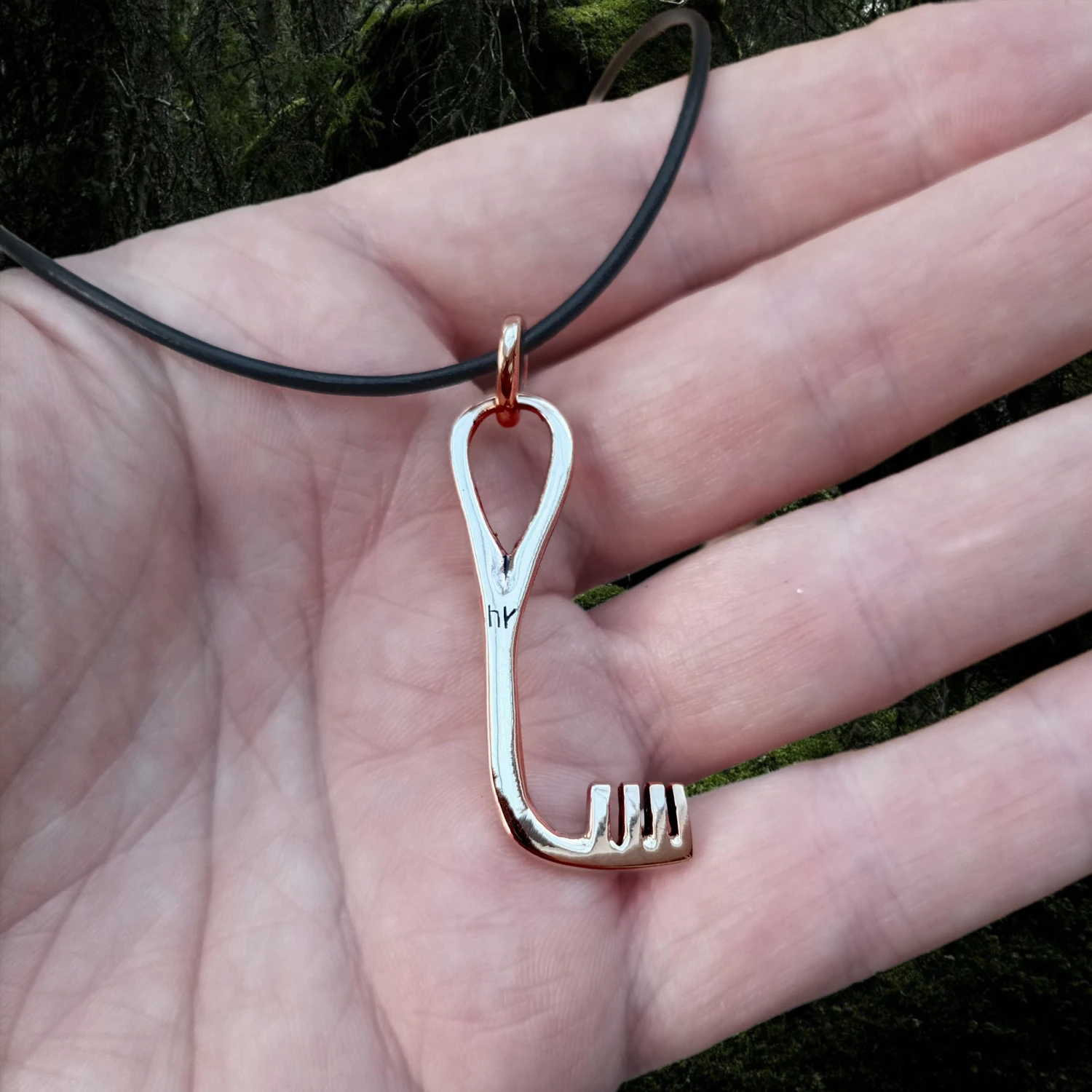 Bronze Viking L-Shaped Key Pendant 4 Bronze Viking L-Shaped Key Pendant - Image 2
