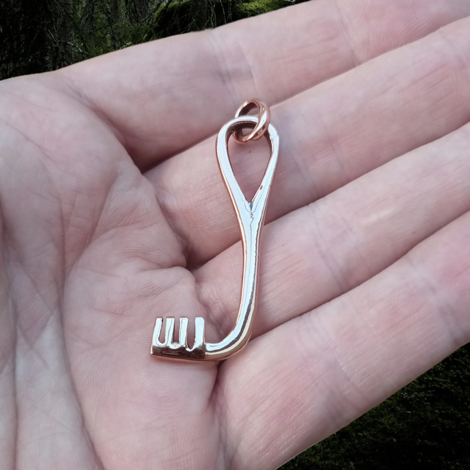 Bronze Viking L-Shaped Key Pendant 5 Bronze Viking L-Shaped Key Pendant - Image 3