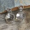 Medium Silver Gotland Crystal Ball Pendant -The Viking Dragon sn medium silver gotland crystal ball pendants
