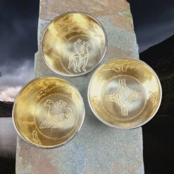 Silver And Gold Jelling Cup Replica -The Viking Dragon sn silver and gold jelling cups interiors 3 designs