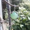 Small Silver Gotland Aventurine Ball Pendant -The Viking Dragon sn silver gotland ball pendant aventurine ball hanging in tree