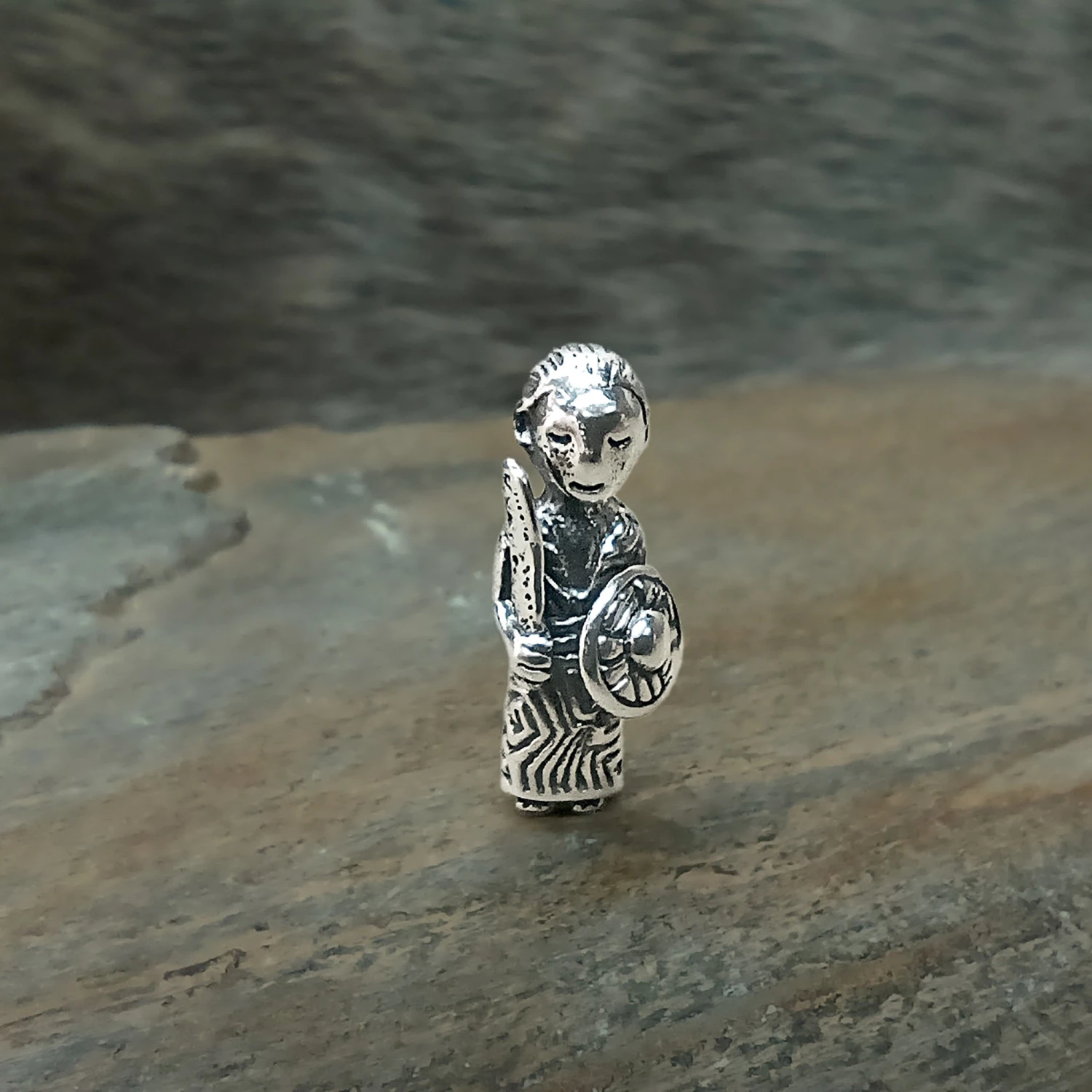 Small Silver Valkyrie Pendant 5 Small Silver Valkyrie Pendant - Image 3