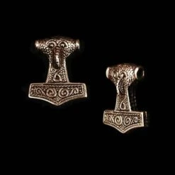 Small Bronze Skåne Thors Hammer Pendant Replica -The Viking Dragon snth6 thors hammer bronze 230913