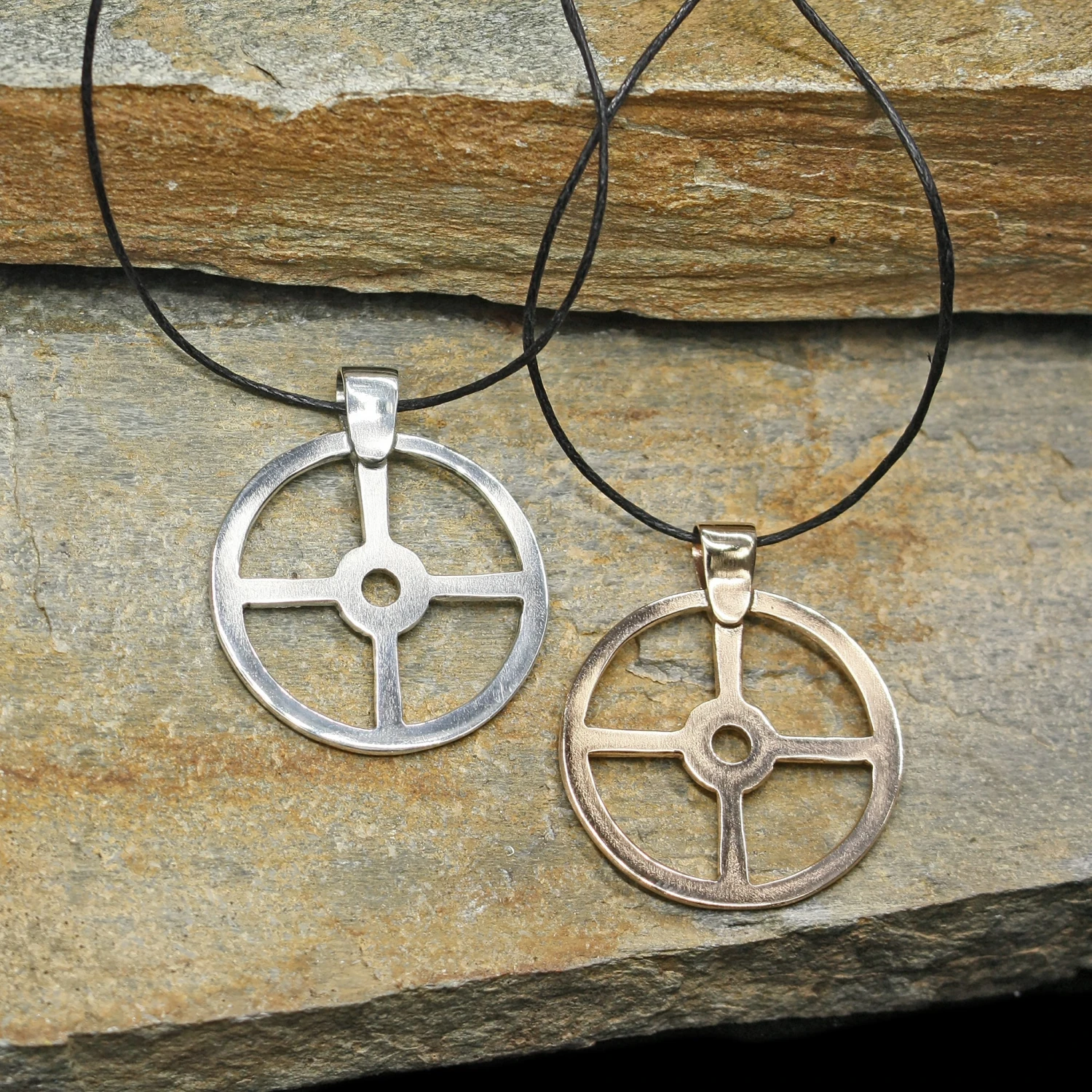 Silver Sun Cross Odin Pendant 6 Silver Sun Cross Odin Pendant - Image 4