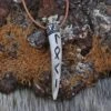 Antler Loki Runic Pendant -The Viking Dragon wl antler loki rune pendant