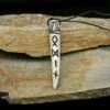 Antler Odin Runic Pendant 2 Antler Odin Runic Pendant -The Viking Dragon wl antler odin pendant