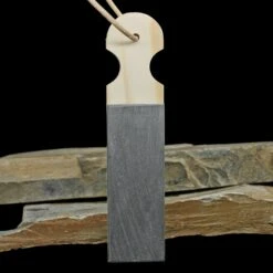 Large Sandstone And Shale Whetstone 9 Large Sandstone And Shale Whetstone -The Viking Dragon wl double sided viking whetstone with thong stood up