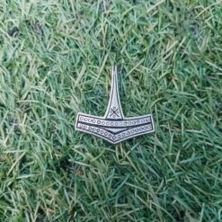 Silver Rømersdal Replica Thors Hammer Pendant -The Viking Dragon wl silver small romersdal thors hammer on grass 482266