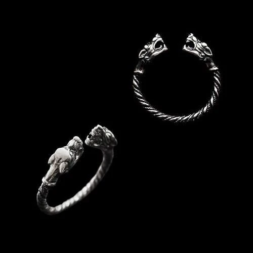Silver Twisted Ferocious Wolves Ring 4 Silver Twisted Ferocious Wolves Ring - Image 2